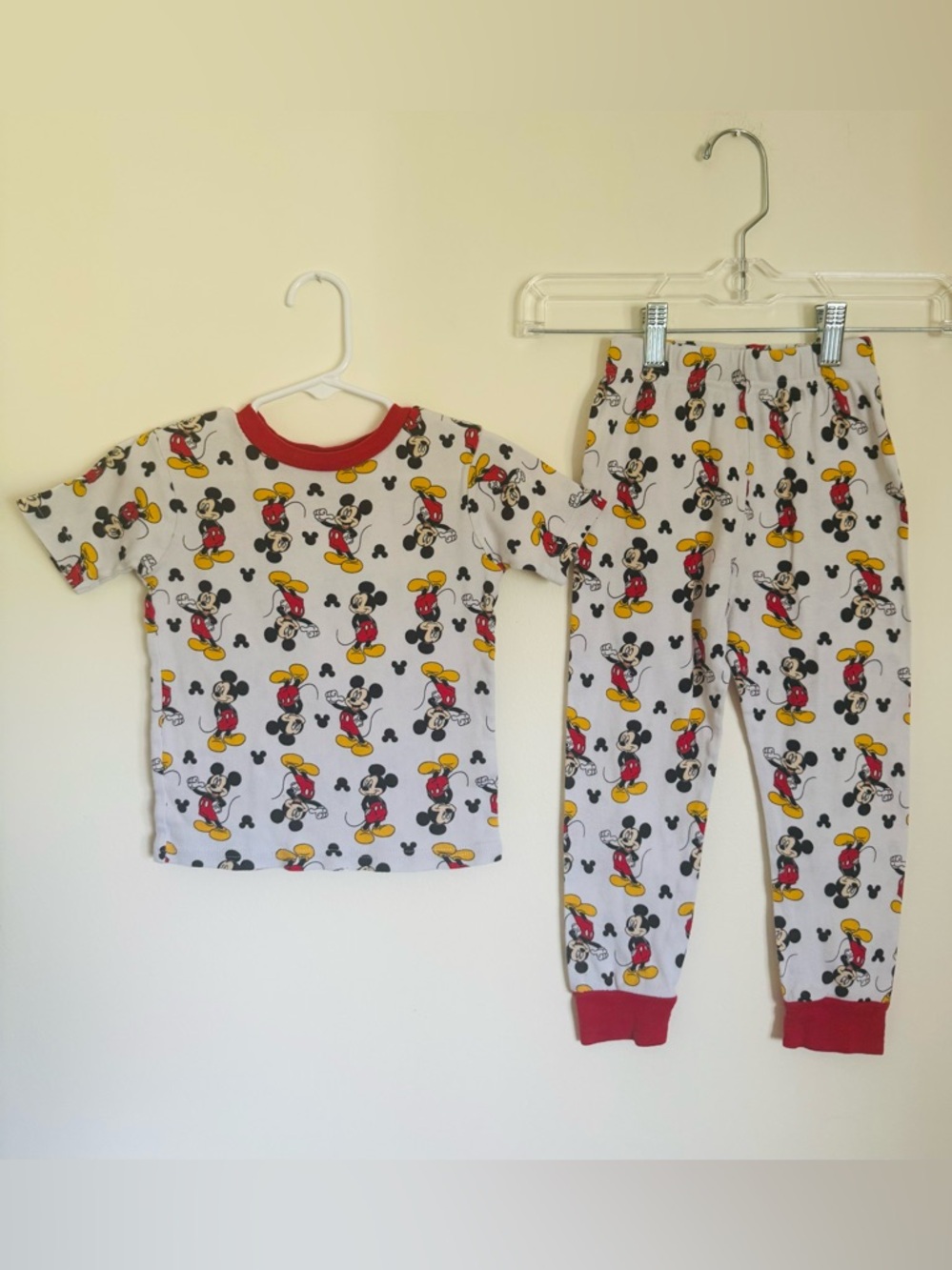 Disney Junior Mickey Boys Short Sleeve PJs, Size 5T